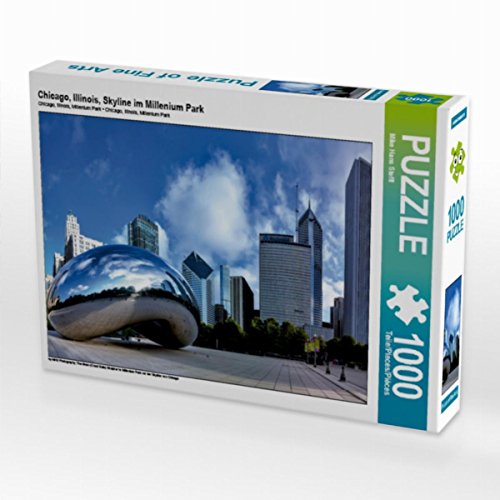 CALVENDO Puzzle Chicago, Illinois, Skyline im Millenium Park 1000 Teile Puzzle quer | Lege-Größe cm Foto-Puzzle für glückliche Stunden CALVENDO Puzzle Chicago, Illinois, Skyline im Millenium Park 1000 Teile Puzzle quer | Lege-Größe cm Foto-Puzzle für glückliche Stunden von CALVENDO