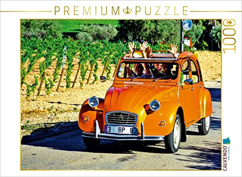 CALVENDO Puzzle EIN Motiv aus dem Kalender Citroën 2CV - die Ente 1000 Teile Puzzle quer | 1000 Teile Lege-Größe 64 x 48 cm Foto-Puzzle für glückliche Stunden von CALVENDO