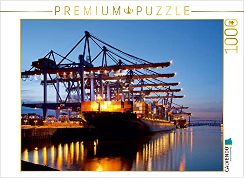 CALVENDO Puzzle Container-Terminal, Hamburg 1000 Teile Puzzle quer | Lege-Größe cm Foto-Puzzle für glückliche Stunden CALVENDO Puzzle Container-Terminal, Hamburg 1000 Teile Puzzle quer | Lege-Größe cm Foto-Puzzle für glückliche Stunden von CALVENDO