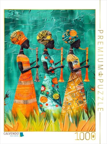 CALVENDO Puzzle DREI Frauen mit Musikinstrumenten in Afrika | 1000 Teile Lege-Größe 64 x 48 cm Foto-Puzzle für glückliche Stunden CALVENDO Puzzle DREI Frauen mit Musikinstrumenten in Afrika | 1000 Teile Lege-Größe 64 x 48 cm Foto-Puzzle für glückliche Stunden von CALVENDO