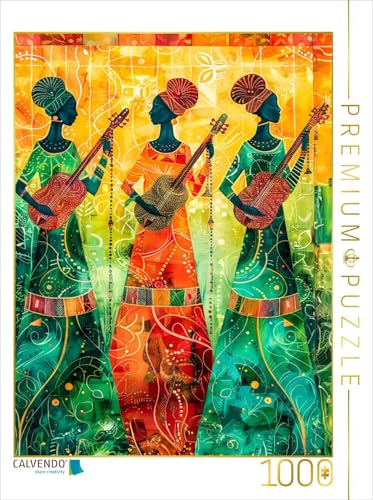 CALVENDO Puzzle DREI Musikantinnen in Afrika Spielen Saiteninstrumente | 1000 Teile Lege-Größe 64 x 48 cm Foto-Puzzle für glückliche Stunden CALVENDO Puzzle DREI Musikantinnen in Afrika Spielen Saiteninstrumente | 1000 Teile Lege-Größe 64 x 48 cm Foto-Puzzle für glückliche Stunden von CALVENDO