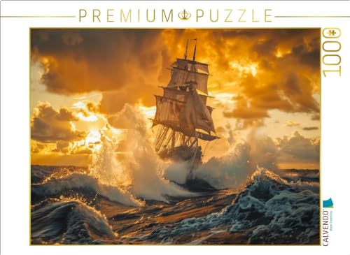 CALVENDO Puzzle Das Schiff mag sicher im Hafen liegen, Aber dafür Werden Schiffe Nicht gebaut | 1000 Teile Lege-Größe 64 x 48 cm Foto-Puzzle für glückliche Stunden von CALVENDO