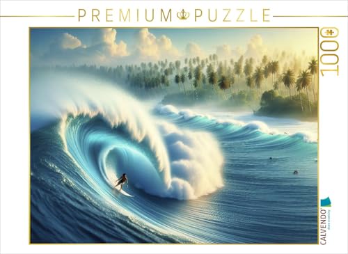 CALVENDO Puzzle Das Surfen ist wie eine Musik, die Man mit dem Körper spielt. | 1000 Teile Lege-Größe 64 x 48 cm Foto-Puzzle für glückliche Stunden CALVENDO Puzzle Das Surfen ist wie eine Musik, die Man mit dem Körper spielt. | 1000 Teile Lege-Größe 64 x 48 cm Foto-Puzzle für glückliche Stunden von CALVENDO