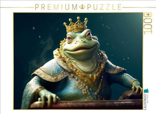 CALVENDO Puzzle Der Froschkönig | 1000 Teile Lege-Größe 64 x 48 cm Foto-Puzzle für glückliche Stunden von CALVENDO