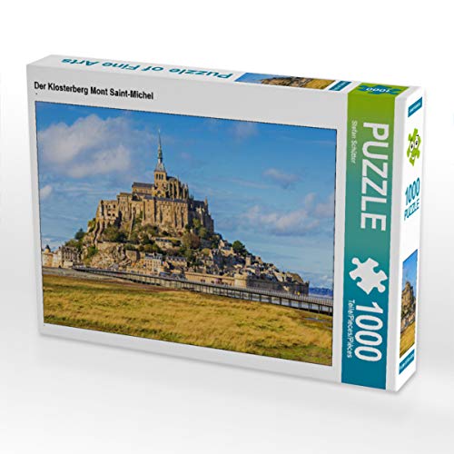 CALVENDO Puzzle Der Klosterberg Mont Saint-Michel 1000 Teile Lege-Größe 64 x 48 cm Foto-Puzzle Bild von Stefan Schütter von CALVENDO