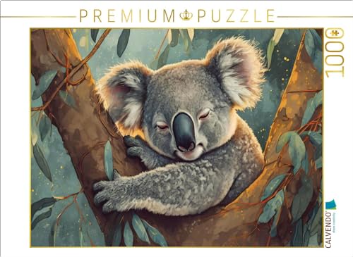 CALVENDO Puzzle Der Koala hält EIN Nickerchen | 1000 Teile Lege-Größe 64 x 48 cm Foto-Puzzle für glückliche Stunden von CALVENDO