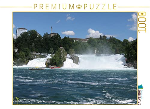 CALVENDO Puzzle Der Rheinfall 1000 Teile Lege-Größe 64 x 48 cm Foto-Puzzle Bild von Klaus Rohwer von CALVENDO