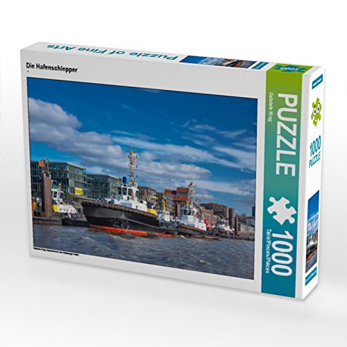 CALVENDO Puzzle Die Hafenschlepper 1000 Teile Lege-Größe 64 x 48 cm Foto-Puzzle Bild von Gabriele Krug von CALVENDO