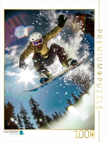 CALVENDO Puzzle EIN Meister auf seinem Snowboard | 1000 Teile Lege-Größe 48 x 64 cm Foto-Puzzle für glückliche Stunden von CALVENDO