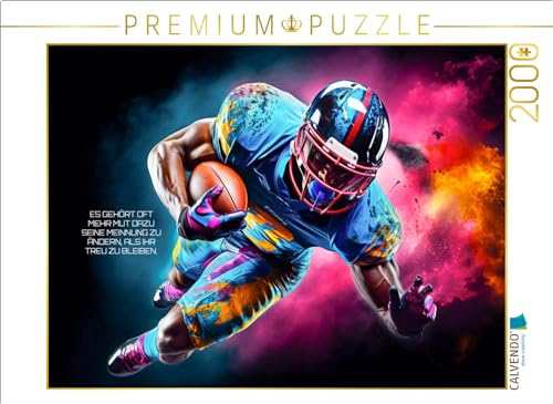 CALVENDO Puzzle EIN Motiv aus dem Kalender American Football und Motivation | 2000 Teile Lege-Größe 90 x 67 cm Foto-Puzzle für glückliche Stunden von CALVENDO