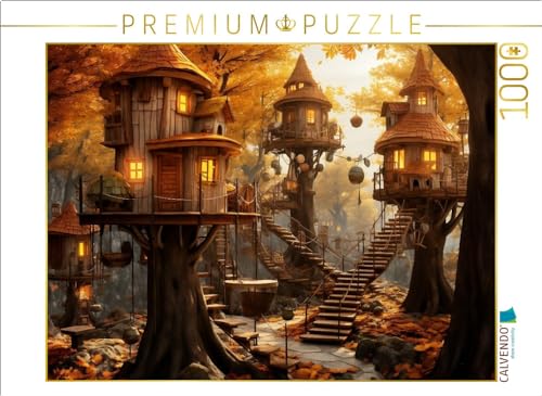 CALVENDO Puzzle EIN Motiv aus dem Kalender Baumhäuser - Traumhafte Luftschlösser | 1000 Teile Lege-Größe 64 x 48 cm Foto-Puzzle für glückliche Stunden von CALVENDO