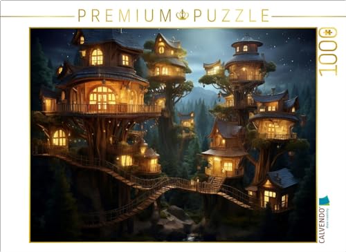 CALVENDO Puzzle EIN Motiv aus dem Kalender Baumhäuser - Traumhafte Luftschlösser | 1000 Teile Lege-Größe 64 x 48 cm Foto-Puzzle für glückliche Stunden von CALVENDO