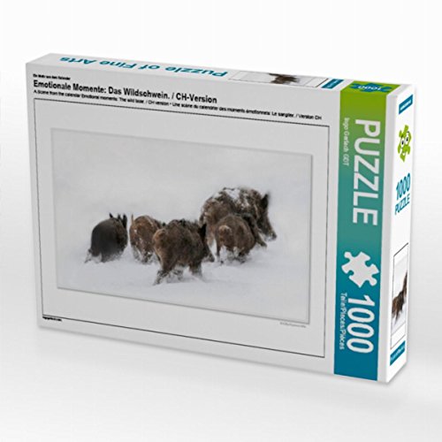CALVENDO Puzzle EIN Motiv aus dem Kalender Emotionale Momente: Das Wildschwein. / CH-Version 1000 Teile Puzzle quer | 1000 Teile Lege-Größe 64 x 48 cm Foto-Puzzle für glückliche Stunden CALVENDO Puzzle EIN Motiv aus dem Kalender Emotionale Momente: Das Wildschwein. / CH-Version 1000 Teile Puzzle quer | 1000 Teile Lege-Größe 64 x 48 cm Foto-Puzzle für glückliche Stunden von CALVENDO