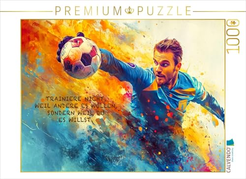 CALVENDO Puzzle EIN Motiv aus dem Kalender Fußball und Motivation | 1000 Teile Lege-Größe 64 x 48 cm Foto-Puzzle für glückliche Stunden von CALVENDO