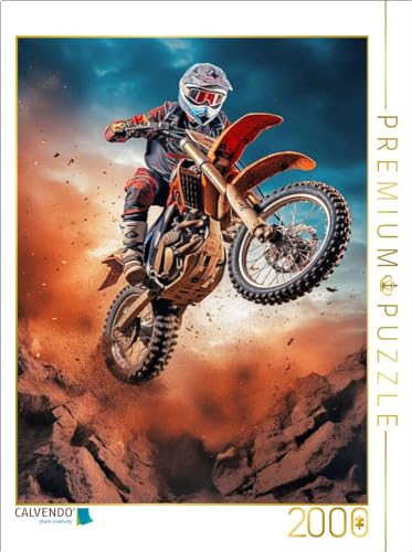 CALVENDO Puzzle EIN Motiv aus dem Kalender Motocross - Mit Leib und Seele dabei | 2000 Teile Lege-Größe 67 x 90 cm Foto-Puzzle für glückliche Stunden von CALVENDO