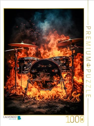 CALVENDO Puzzle EIN Motiv aus dem Kalender Musik on Fire | 1000 Teile Lege-Größe 64 x 48 cm Foto-Puzzle für glückliche Stunden CALVENDO Puzzle EIN Motiv aus dem Kalender Musik on Fire | 1000 Teile Lege-Größe 64 x 48 cm Foto-Puzzle für glückliche Stunden von CALVENDO