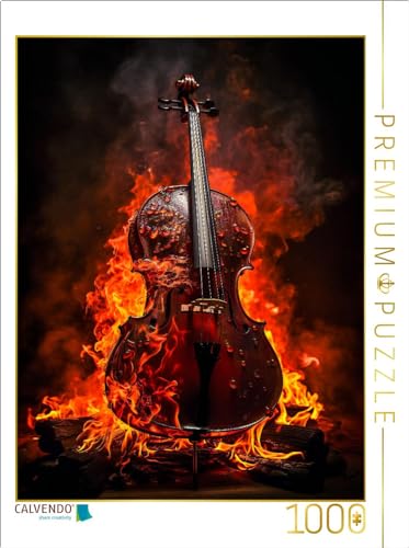 CALVENDO Puzzle EIN Motiv aus dem Kalender Musik on Fire | 1000 Teile Lege-Größe 64 x 48 cm Foto-Puzzle für glückliche Stunden CALVENDO Puzzle EIN Motiv aus dem Kalender Musik on Fire | 1000 Teile Lege-Größe 64 x 48 cm Foto-Puzzle für glückliche Stunden von CALVENDO