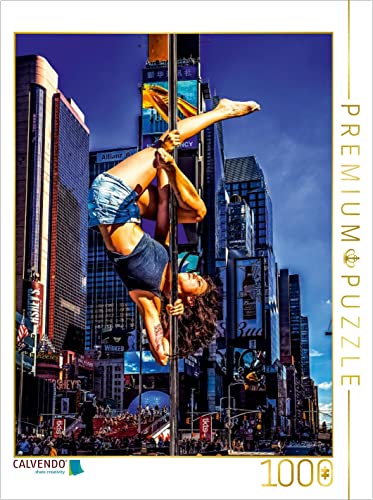 CALVENDO Puzzle EIN Motiv aus dem Kalender Poledance on The Streets of New York 1000 Teile Puzzle hoch | 1000 Teile Lege-Größe 48 x 64 cm Foto-Puzzle für glückliche Stunden von CALVENDO