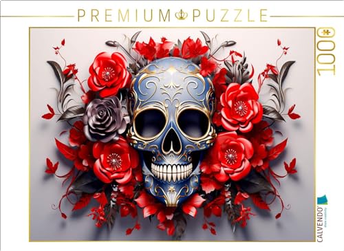 CALVENDO Puzzle EIN Motiv aus dem Kalender Skull Flower - Totenkopf Art | 1000 Teile Lege-Größe 64 x 48 cm Foto-Puzzle für glückliche Stunden CALVENDO Puzzle EIN Motiv aus dem Kalender Skull Flower - Totenkopf Art | 1000 Teile Lege-Größe 64 x 48 cm Foto-Puzzle für glückliche Stunden von CALVENDO