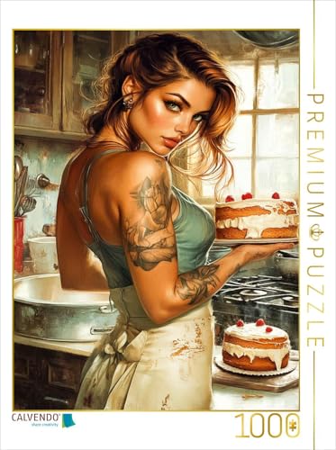 CALVENDO Puzzle EIN Motiv aus dem Kalender Tattoo Girls und Torten | 1000 Teile Lege-Größe 64 x 48 cm Foto-Puzzle für glückliche Stunden CALVENDO Puzzle EIN Motiv aus dem Kalender Tattoo Girls und Torten | 1000 Teile Lege-Größe 64 x 48 cm Foto-Puzzle für glückliche Stunden von CALVENDO