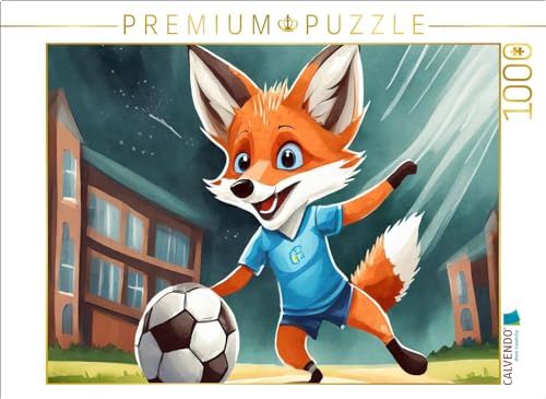 CALVENDO Puzzle EIN Schlaufuchs beim Fußball Spielen | 1000 Teile Lege-Größe 64 x 48 cm Foto-Puzzle für glückliche Stunden CALVENDO Puzzle EIN Schlaufuchs beim Fußball Spielen | 1000 Teile Lege-Größe 64 x 48 cm Foto-Puzzle für glückliche Stunden von CALVENDO