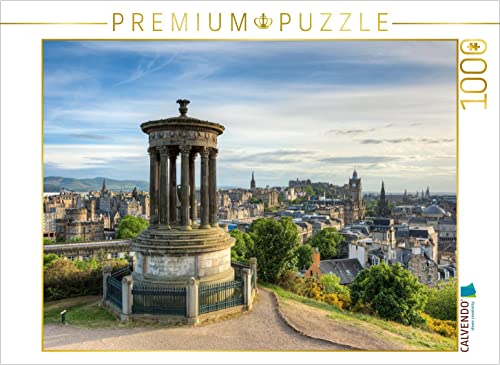 CALVENDO Puzzle Edinburgh Calton Hill 1000 Teile Puzzle quer | 1000 Teile Lege-Größe 64 x 48 cm Foto-Puzzle für glückliche Stunden von CALVENDO