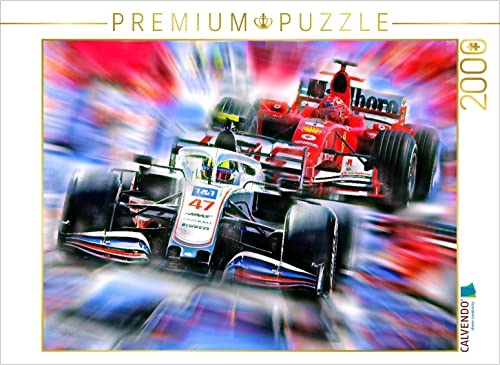 CALVENDO Puzzle Eine Art Dreamteam - Mick Schumacher und Vater Michael 2000 Teile Lege-Größe 90 x 67 cm Foto-Puzzle Bild von DeVerviers von CALVENDO