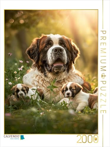 CALVENDO Puzzle Eine stolze Hundemama mit ihrem Nachwuchs | Lege-Größe cm Foto-Puzzle für glückliche Stunden CALVENDO Puzzle Eine stolze Hundemama mit ihrem Nachwuchs | Lege-Größe cm Foto-Puzzle für glückliche Stunden von CALVENDO