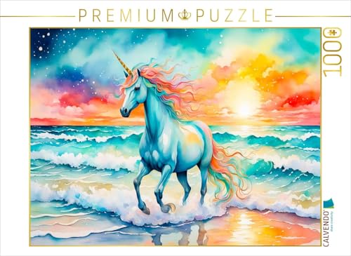 CALVENDO Puzzle Einhorn am magischen Meeresstrand | 1000 Teile Lege-Größe 64 x 48 cm Foto-Puzzle für glückliche Stunden CALVENDO Puzzle Einhorn am magischen Meeresstrand | 1000 Teile Lege-Größe 64 x 48 cm Foto-Puzzle für glückliche Stunden von CALVENDO