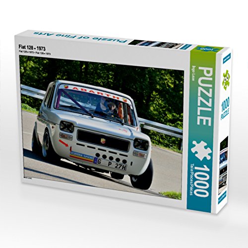 CALVENDO Puzzle FIAT 128-1973 1000 Teile Puzzle quer | 1000 Teile Lege-Größe 64 x 48 cm Foto-Puzzle für glückliche Stunden von CALVENDO