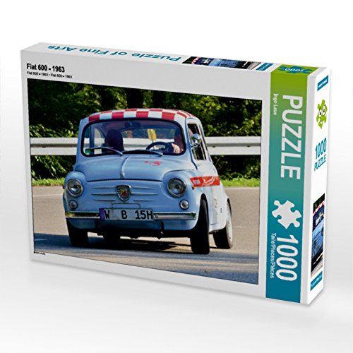 CALVENDO Puzzle FIAT 600 - 1963 1000 Teile Lege-Größe 64 x 48 cm Foto-Puzzle Bild von Ingo Laue von CALVENDO