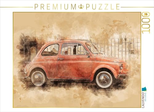 CALVENDO Puzzle FIAT Nuova 500 1000 Teile Lege-Größe 64 x 48 cm Foto-Puzzle Bild von Peter Roder von CALVENDO