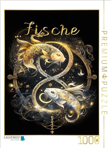 CALVENDO Puzzle Fische 20. Februar - 20. März | 1000 Teile Lege-Größe 48 x 64 cm Foto-Puzzle für glückliche Stunden von CALVENDO