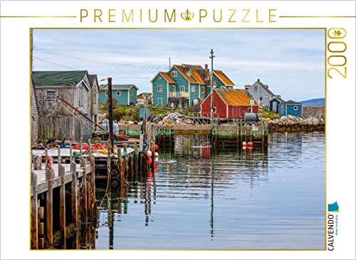 CALVENDO Puzzle Fischerdorf Peggy´Cove 2000 Teile Lege-Größe 90 x 67 cm Foto-Puzzle Bild von Roland Brack von CALVENDO