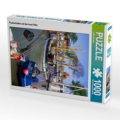 CALVENDO Puzzle Fischerhafen auf der Insel Föhr 1000 Teile Puzzle hoch | 1000 Teile Lege-Größe 48 x 64 cm Foto-Puzzle für glückliche Stunden von CALVENDO