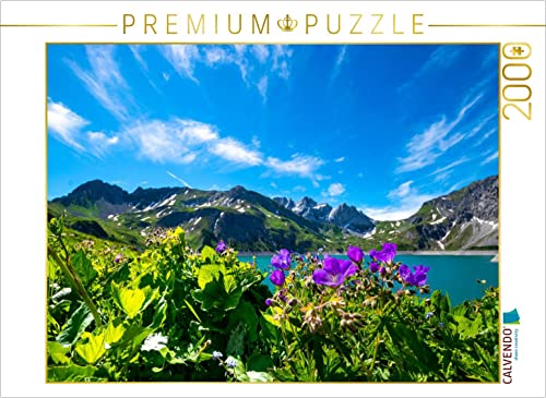 CALVENDO Puzzle Flora am Lünersee 2000 Teile Puzzle quer | 2000 Teile Lege-Größe 90 x 67 cm Foto-Puzzle für glückliche Stunden von CALVENDO