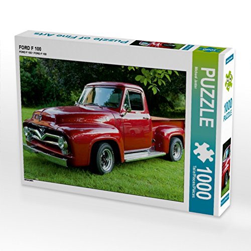 CALVENDO Puzzle Ford F 100 1000 Teile Puzzle quer | 1000 Teile Lege-Größe 64 x 48 cm Foto-Puzzle für glückliche Stunden von CALVENDO