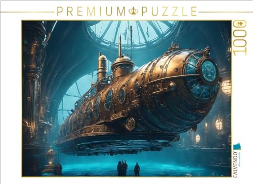 CALVENDO Puzzle Futuristisches U-Boot | 1000 Teile Lege-Größe 64 x 48 cm Foto-Puzzle für glückliche Stunden von CALVENDO