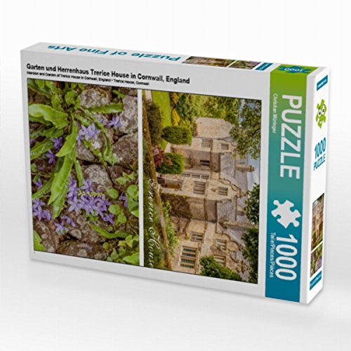 CALVENDO Puzzle Garten und Herrenhaus Trerice House in Cornwall, England 1000 Teile Lege-Größe 48 x 64 cm Foto-Puzzle Bild von Christian Müringer von CALVENDO