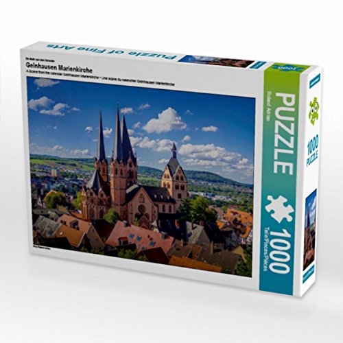 CALVENDO Puzzle Gelnhausen Marienkirche 1000 Teile Lege-Größe 64 x 48 cm Foto-Puzzle Bild von Roland Adrian von CALVENDO