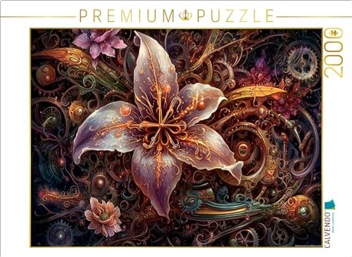 CALVENDO Puzzle Goldene Lilie | 2000 Teile Lege-Größe 90 x 67 cm Foto-Puzzle für glückliche Stunden von CALVENDO