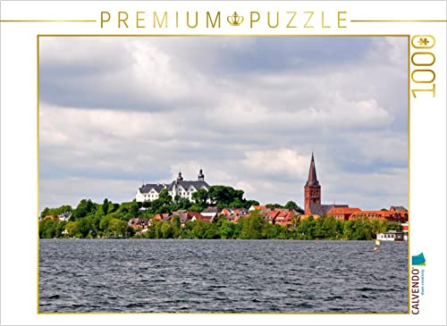 CALVENDO Puzzle Großer Plöner See mit Schloss 1000 Teile Puzzle quer | 1000 Teile Lege-Größe 64 x 48 cm Foto-Puzzle für glückliche Stunden von CALVENDO