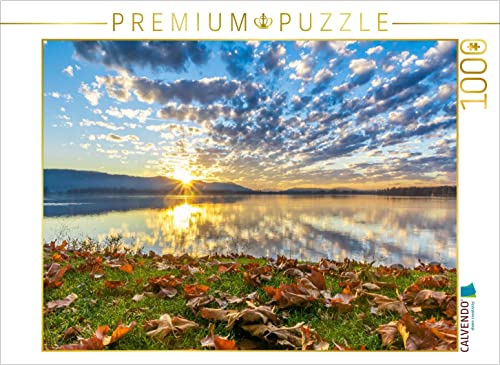 CALVENDO Puzzle Herbstleuchten am Seeufer 1000 Teile Lege-Größe 64 x 48 cm Foto-Puzzle Bild von MK von CALVENDO