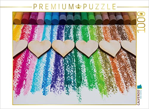 CALVENDO Puzzle Herz bunt, Karton, Farbstifte 1000 Teile Puzzle quer | 1000 Teile Lege-Größe 64 x 48 cm Foto-Puzzle für glückliche Stunden CALVENDO Puzzle Herz bunt, Karton, Farbstifte 1000 Teile Puzzle quer | 1000 Teile Lege-Größe 64 x 48 cm Foto-Puzzle für glückliche Stunden von CALVENDO