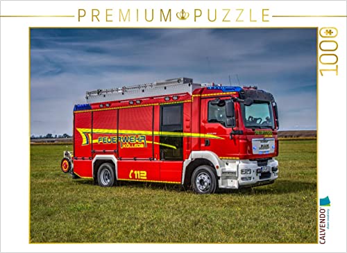 CALVENDO Puzzle Hilfeleistungslöschfahrzeug HLF-20 / FF Kölleda 1000 Teile Lege-Größe 64 x 48 cm Foto-Puzzle Bild von M. Heinz von CALVENDO