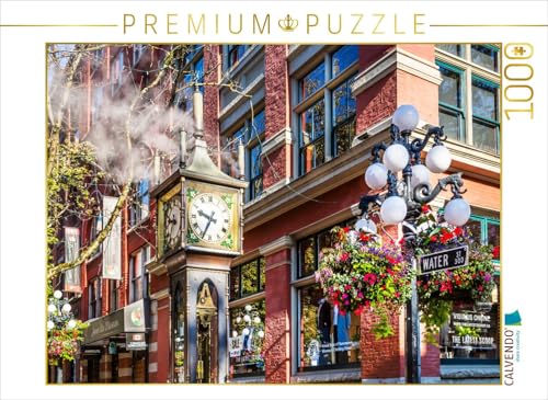 CALVENDO Puzzle Historische Gastown Steam Clock in Vancouver | 1000 Teile Lege-Größe 64 x 48 cm Foto-Puzzle für glückliche Stunden von CALVENDO