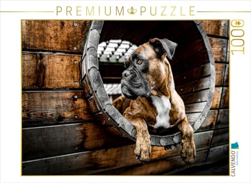 CALVENDO Puzzle Holz, Stahl und Boxerblick | 1000 Teile Lege-Größe 64 x 48 cm Foto-Puzzle für glückliche Stunden CALVENDO Puzzle Holz, Stahl und Boxerblick | 1000 Teile Lege-Größe 64 x 48 cm Foto-Puzzle für glückliche Stunden von CALVENDO