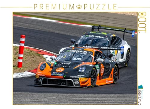 CALVENDO Puzzle Huber Racing/Porsche 911 GT3 R | 1000 Teile Lege-Größe 64 x 48 cm Foto-Puzzle für glückliche Stunden von CALVENDO