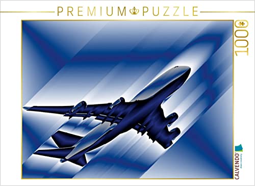 CALVENDO Puzzle Illustration Boing 747 1000 Teile Lege-Größe 64 x 48 cm Foto-Puzzle Bild von Gerhard Kraus von CALVENDO