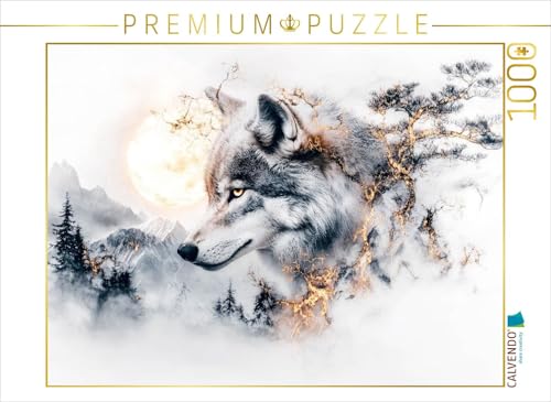 CALVENDO Puzzle Im Schatten des Mondlichts erwacht der Wolf zum Leben | 1000 Teile Lege-Größe 64 x 48 cm Foto-Puzzle für glückliche Stunden CALVENDO Puzzle Im Schatten des Mondlichts erwacht der Wolf zum Leben | 1000 Teile Lege-Größe 64 x 48 cm Foto-Puzzle für glückliche Stunden von CALVENDO